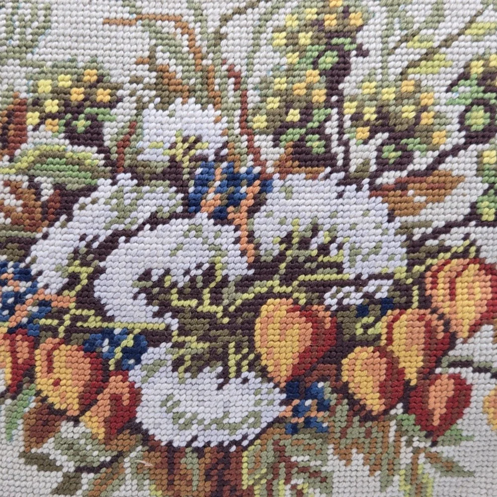N/A vintage needlepoint